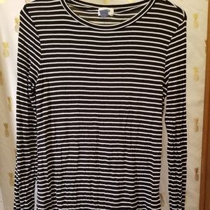 Black and White Stripe Tunic
